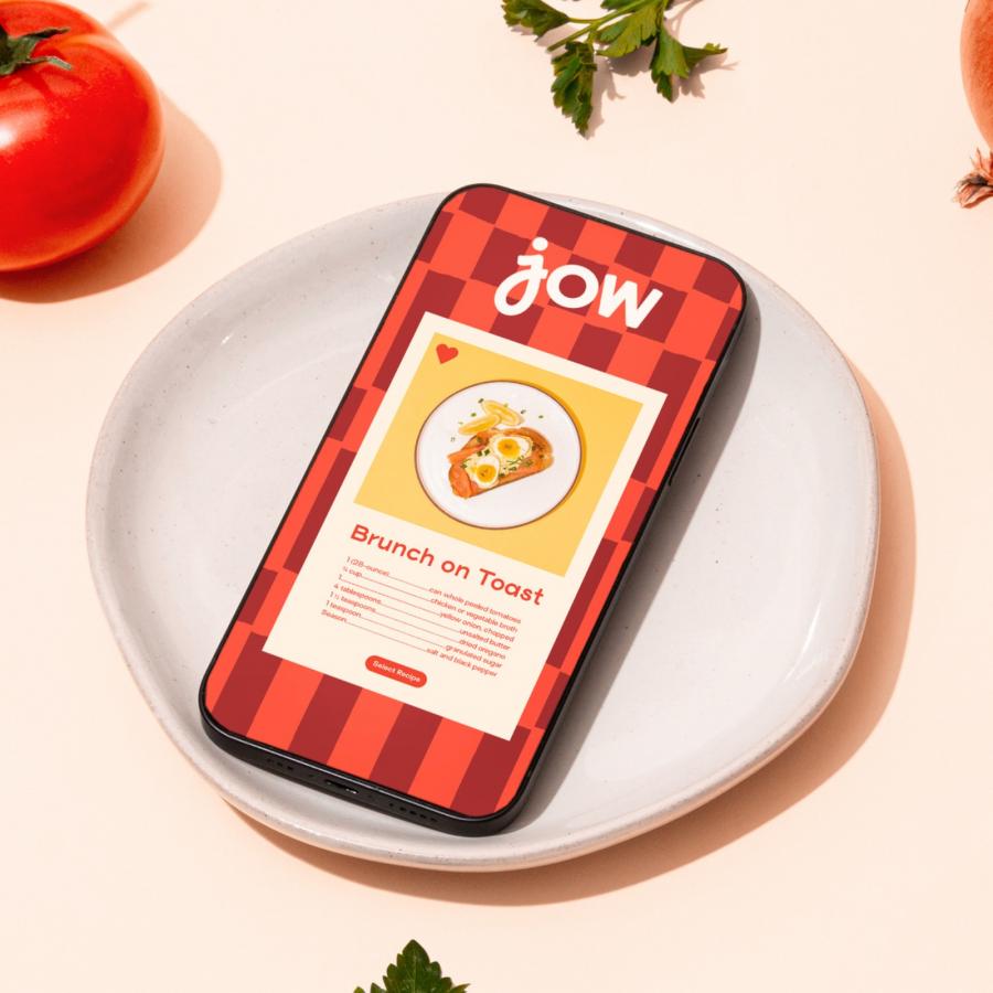 &Walsh rebrands food app jow, championing the everyday pleasures of food