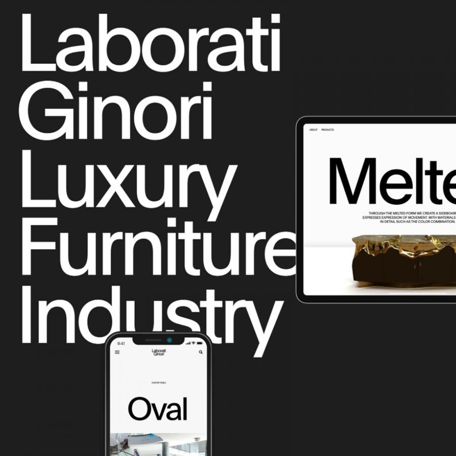 Laborati Ginori Online Showroom - Web Design
