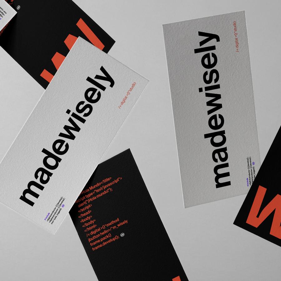 Branding for software agency "madewisely"