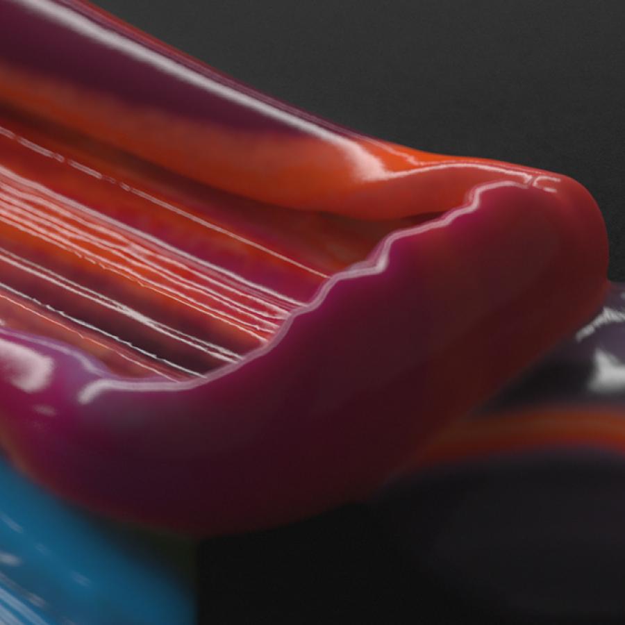 Liquid Colorful Paint in 3D by Ditroit Studio & Malaki