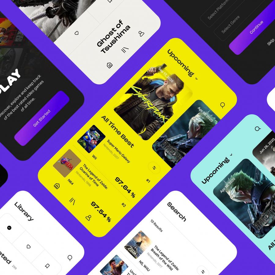 App Design for Tracking the Best Rated Video-Games