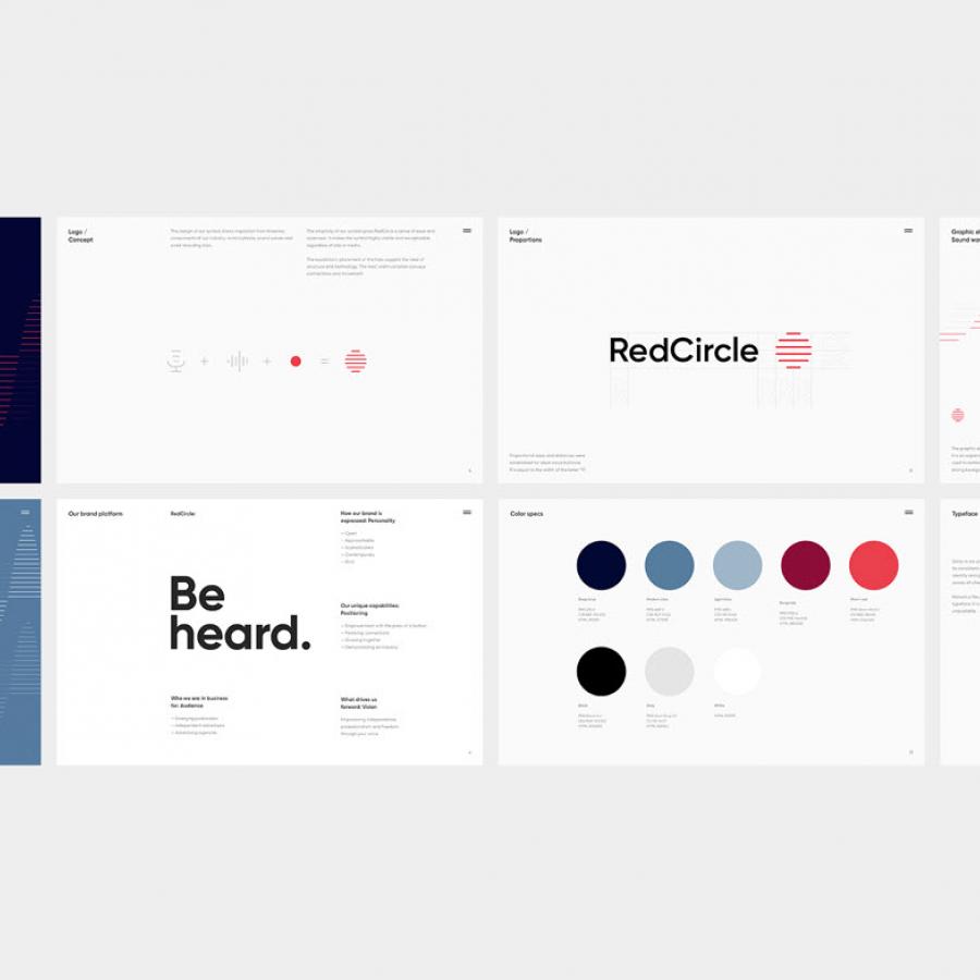 Elegant Branding Work for Red Circle by Oddone