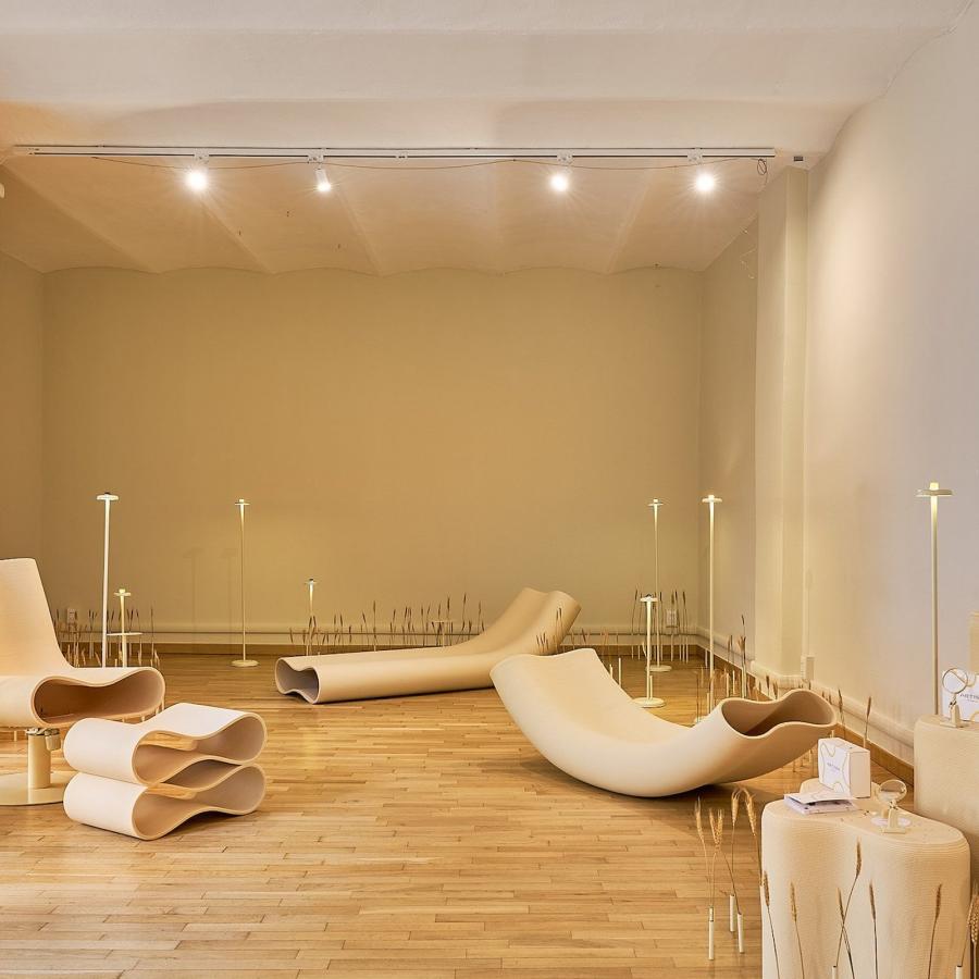 Studio Yellowdot Tattile 3D printed furniture collection at Milan Design Week 2026 ARTISIA