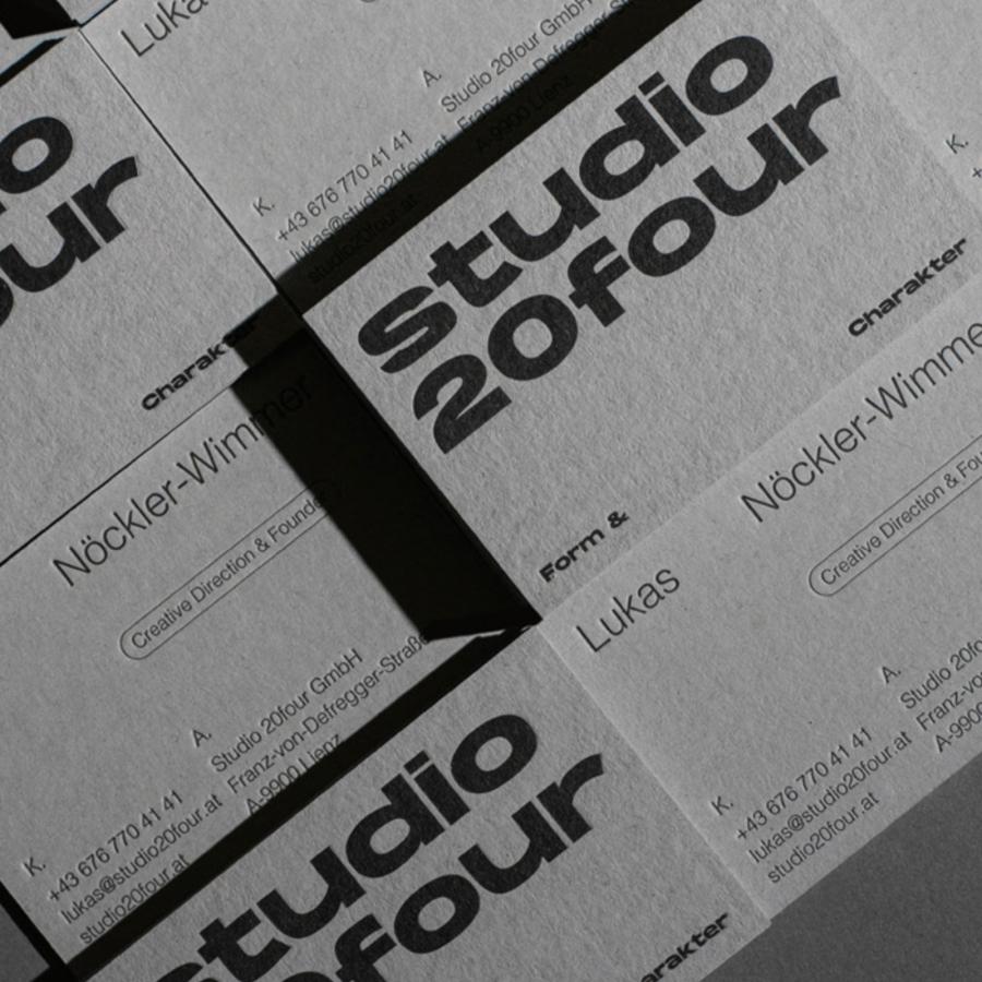 Branding and visual identity for studio 20four