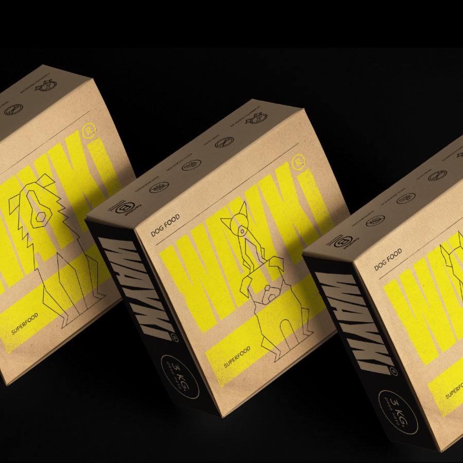 Branding and packaging design for WAYKI pet food