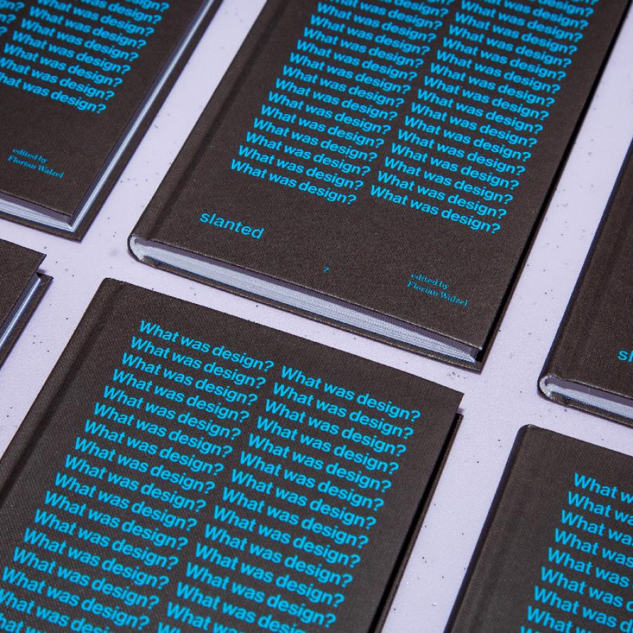 What was design book design by Slanted Publishers and Florian Walzel