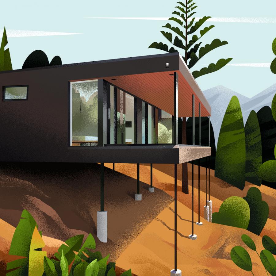 Home is a Colorful Set of Illustrations by Muhammed Sajid