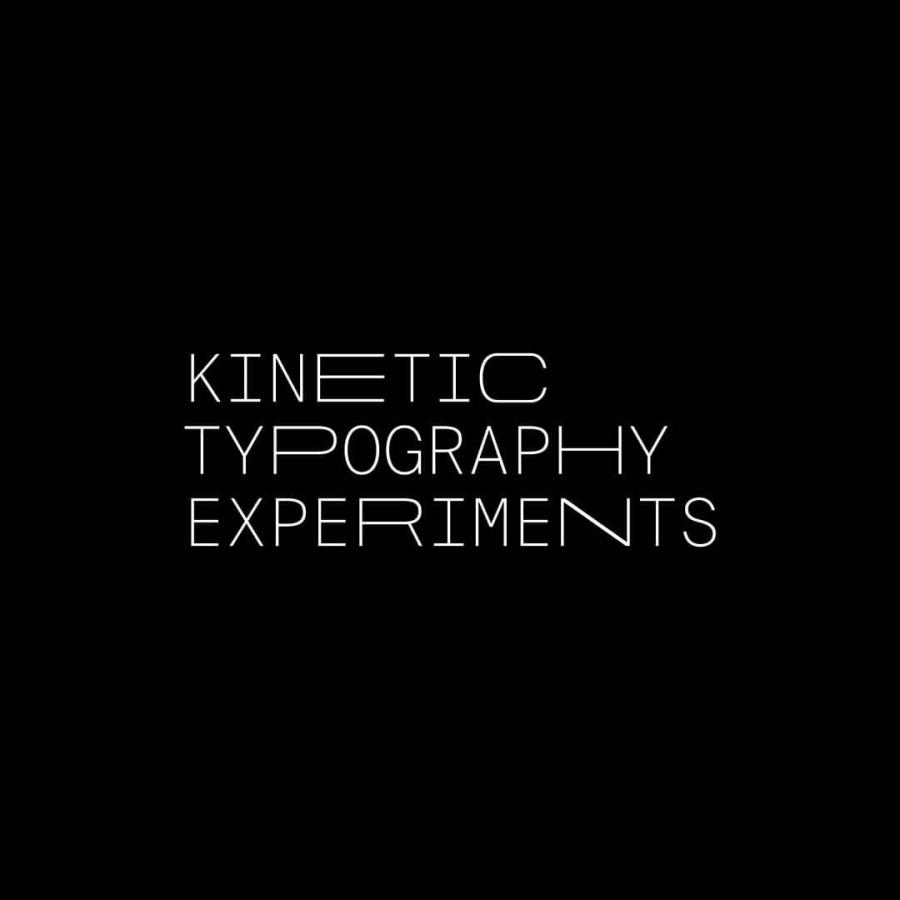 Motion Design: Kinetic Typography Experiments