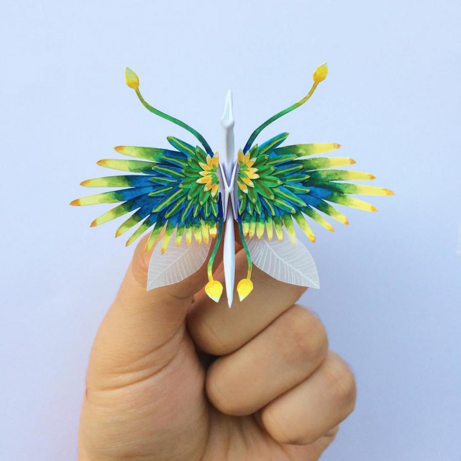 1000 Days of Origami Paper Cranes by Cristian Marianciuc