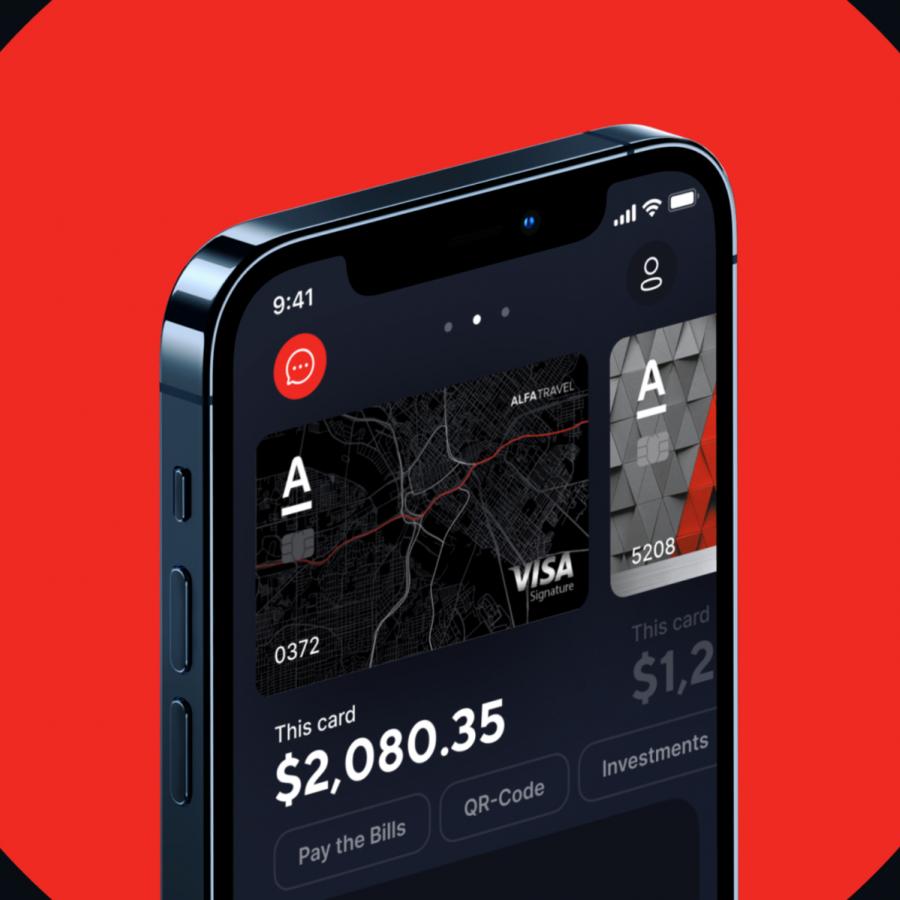 Alfa Bank iOS App Design Concept