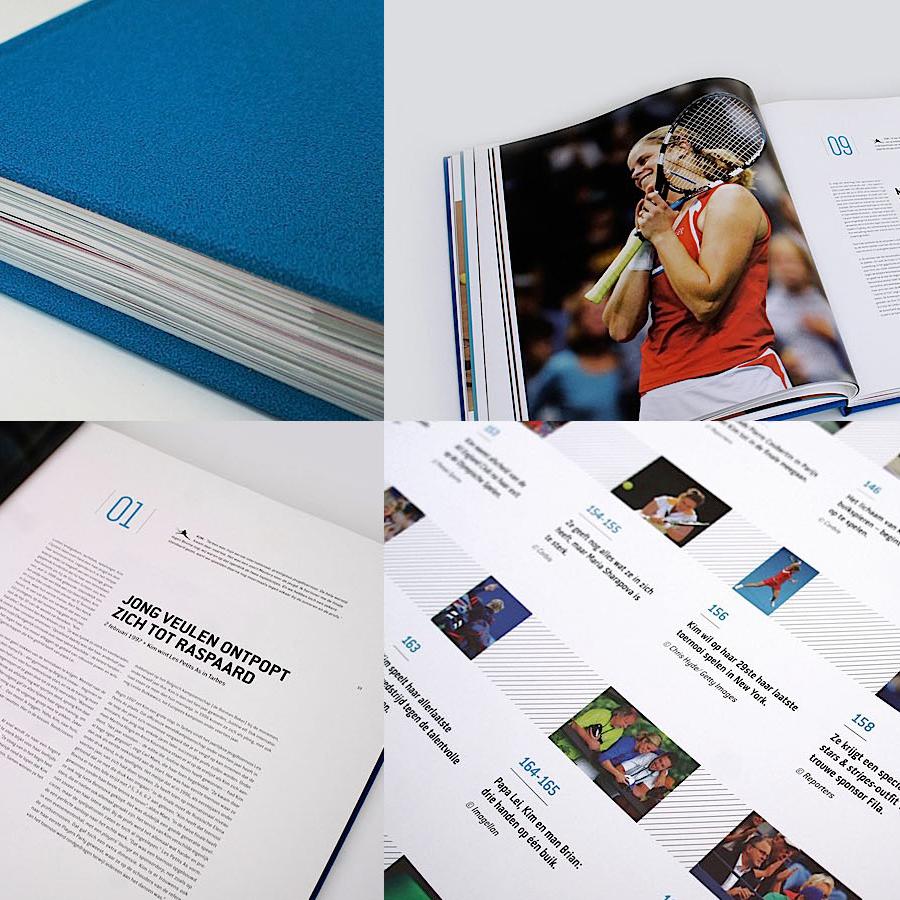 Editorial Design Inspiration: Kim Clijsters Book