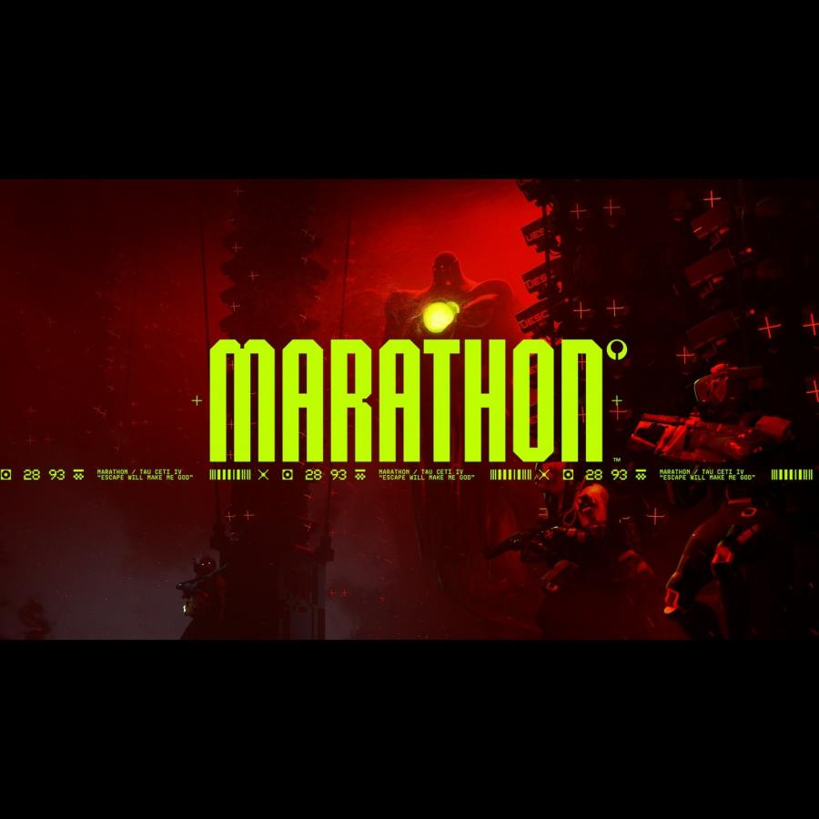 Marathon brand identity key art by Kurppa Hosk for Bungie