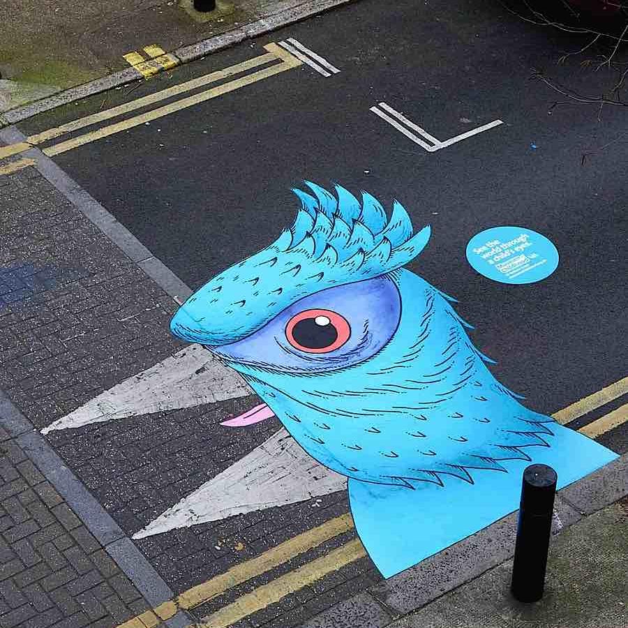 New Graffiti Work from ABOVE