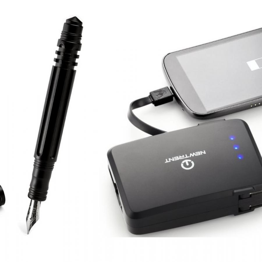 The Perfect Office - Tactical Fountain Pen, iPhonebooster, Boom Freaq and more