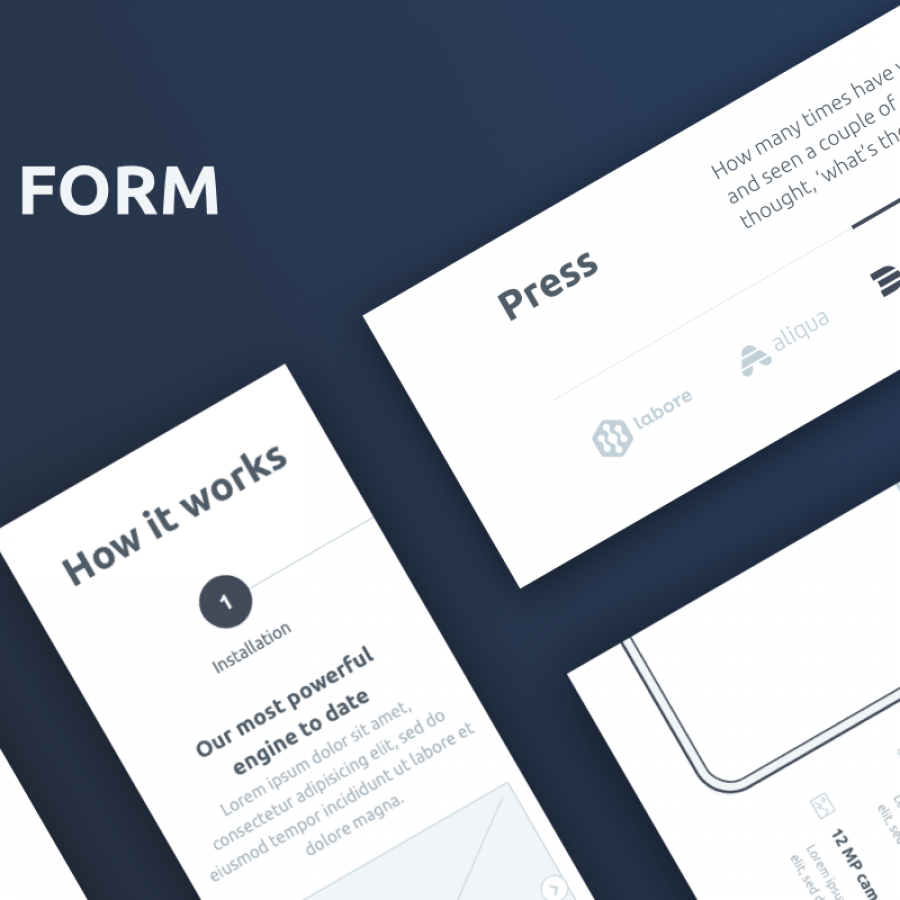 Introducing Form: a free wireframe kit from InVision