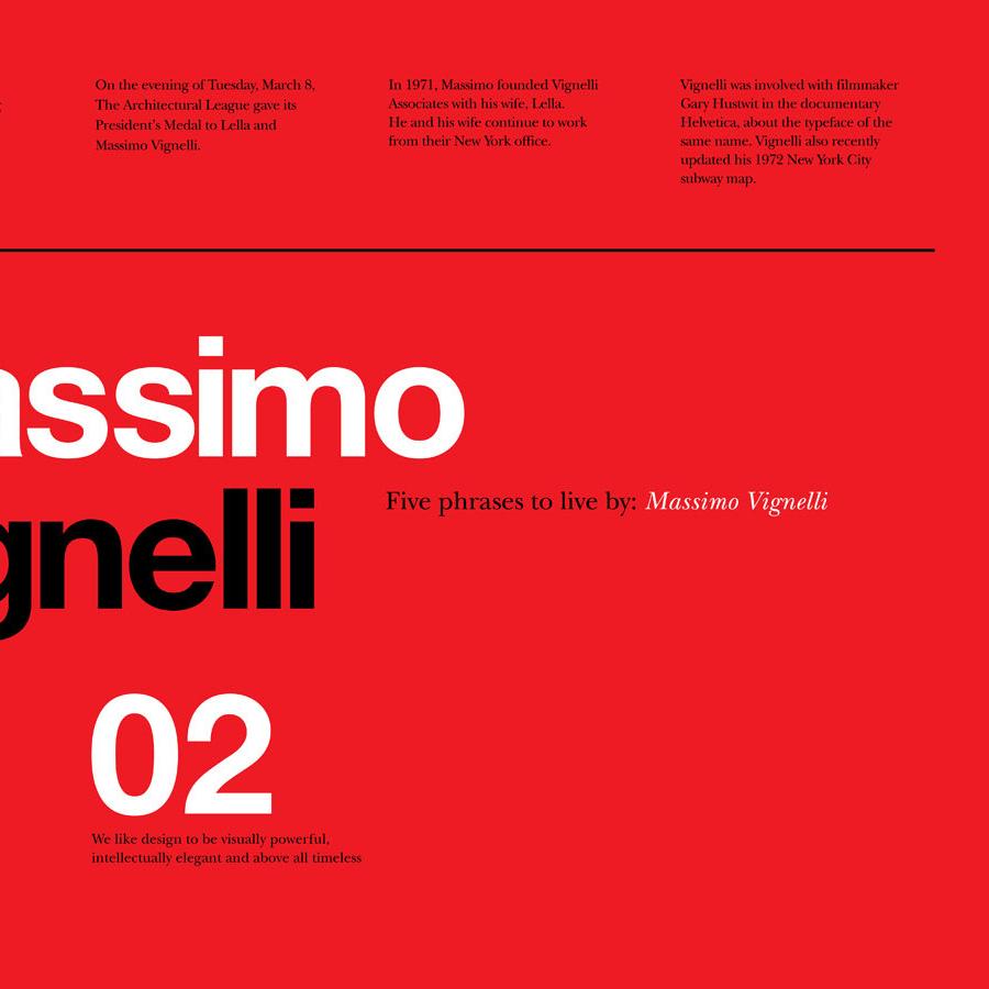 5 Lessons from Massimo Vignelli