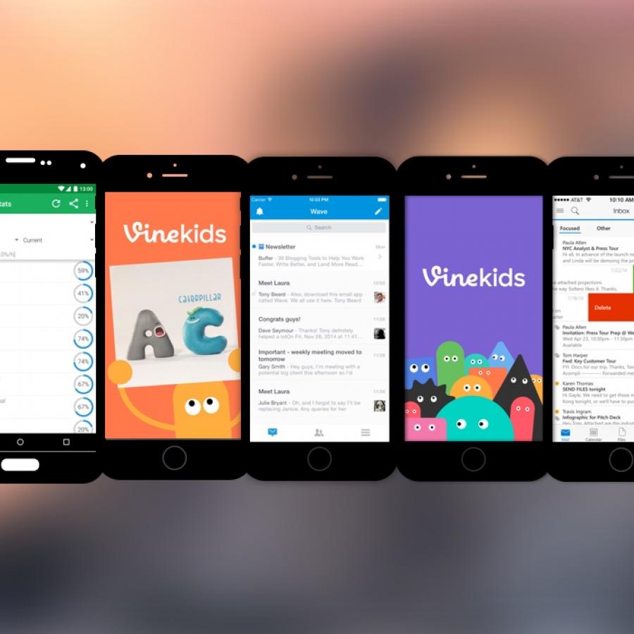 Weekly Apps: Outlook, Wave, Vine Kids and more