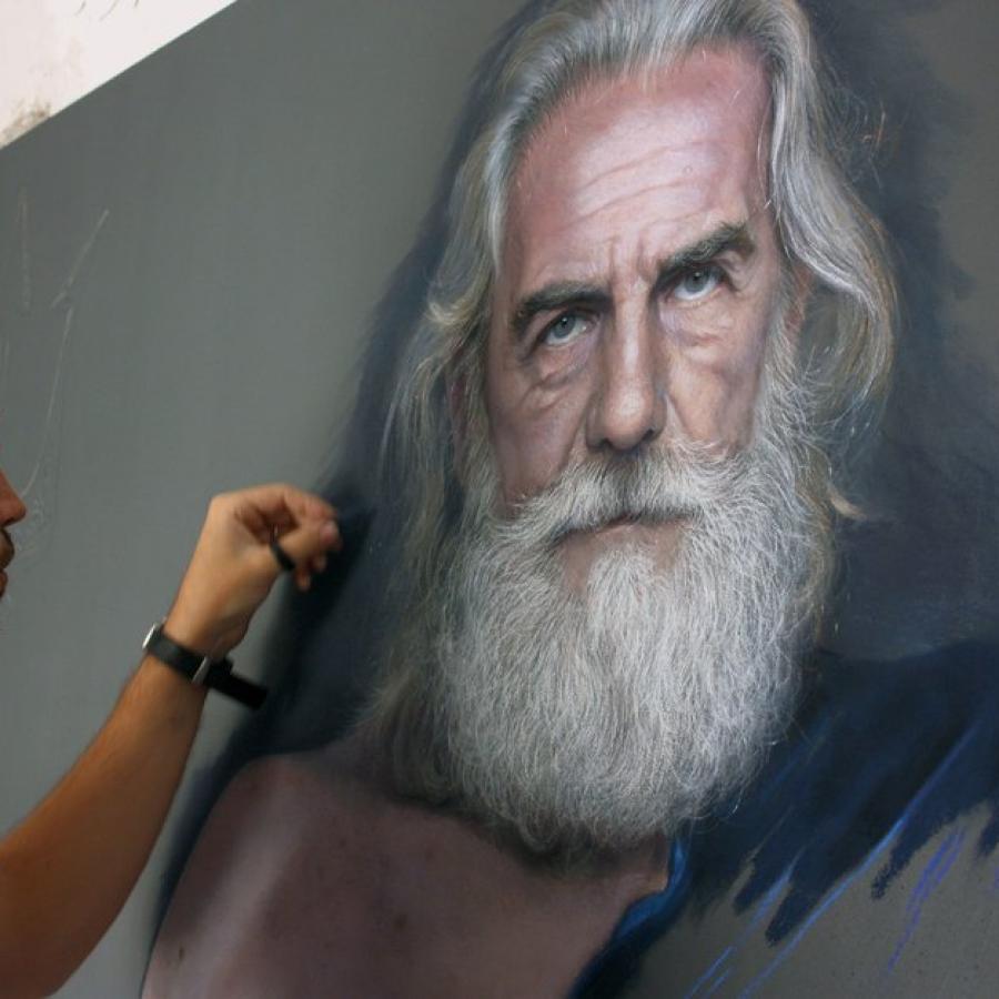 Photo Realistic Pastel Drawings