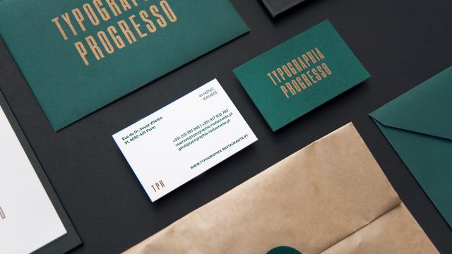 Brand Identity for Typographia Progresso Restaurant
