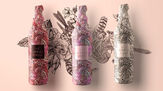 Le Jardin Tattoo Wine - Packaging