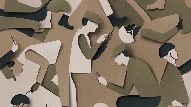 Super Clever Editorial Illustration - Dangerous Camouflage
