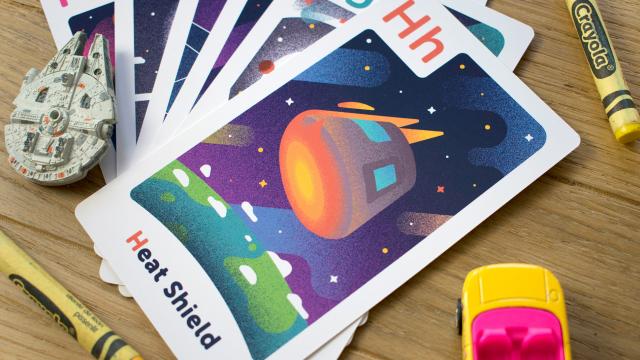 Astro Alphabet Space-themed Flashcards