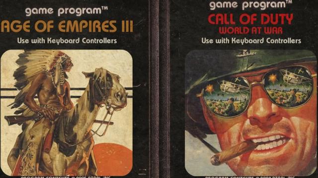 Modern Games as Atari Cartridges