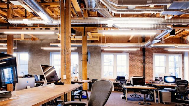 The Amazing Combination of Bricks and Wood to Create Beautiful Offices 