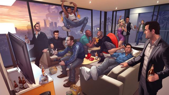  Amazing Grand Theft Auto Videogame Fan Art by Patrick Brown