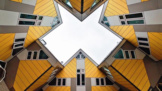 Wallpaper of the Week - Cube Houses from Rotterdam, Netherlands