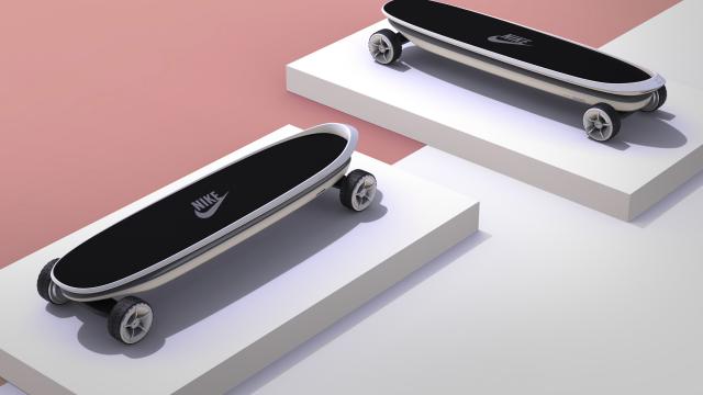 Industrial Design for Nike Electric Skateboard Concept