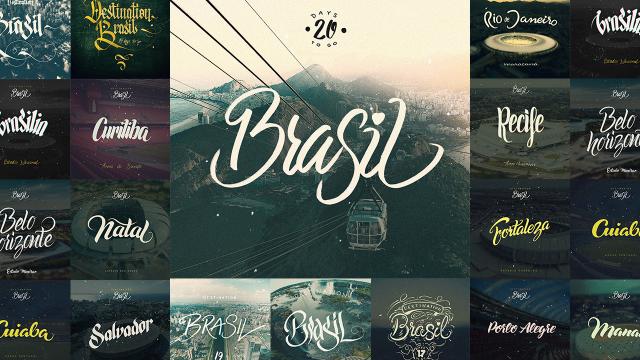 Destination Brasil - Typography