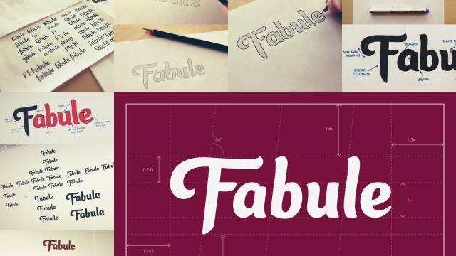 Case Study - Fabule Custom Type Logo