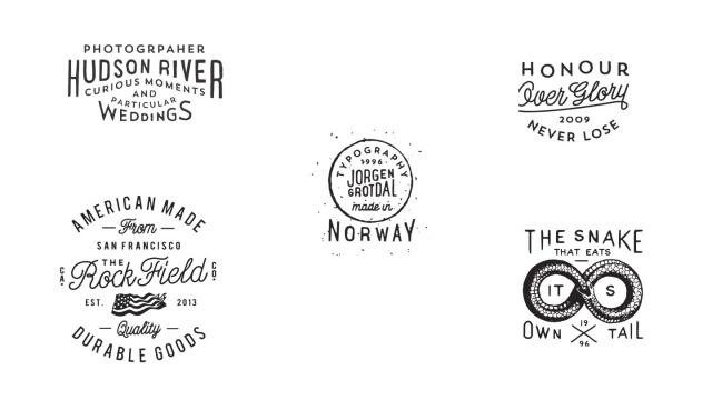 Typographic Logos by Jorgen Grotdal