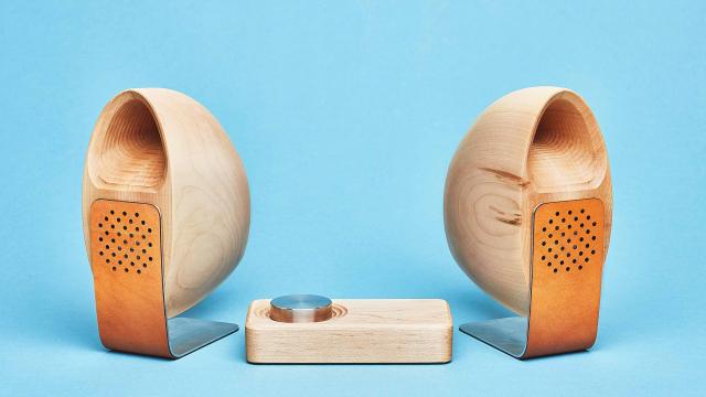 Grovemade's Maple Speakers