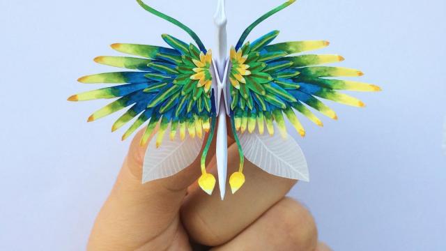 1000 Days of Origami Paper Cranes by Cristian Marianciuc