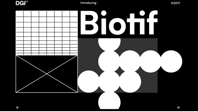 Typography and Font Design: Biotif Typeface