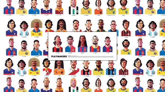 Playmaker: Soccer Illustrated Portraits