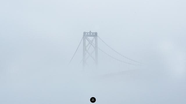 Wallpaper of the Week - Fog and the bridge