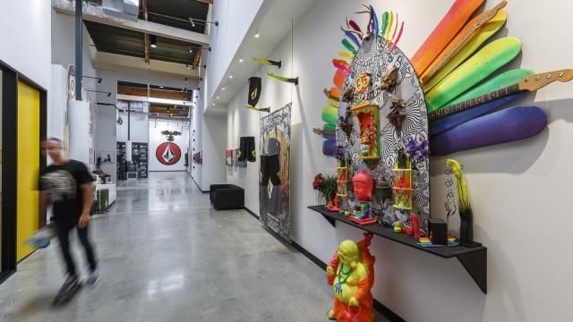 Street and Industrial Style at the Volcom Offices