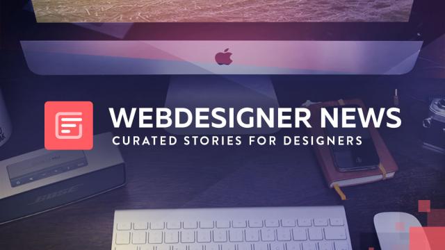 Webdesigner News: Curated Stories for Designers - Sponsored