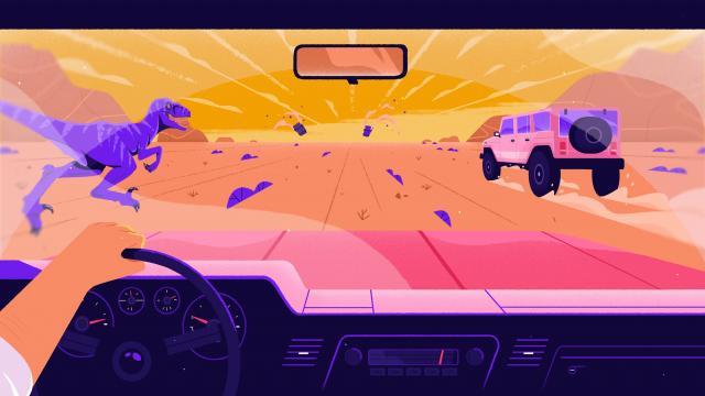 Super Stylish Illustration and Animation: Wonderlust Ident / Racing